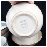 Noritake Stoneware New West Pattern Dinner Plates & Bowls - Made in Japan
