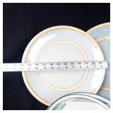 Noritake Stoneware New West Pattern Dinner Plates & Bowls - Made in Japan