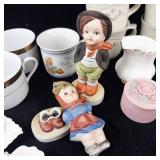 Enesco Porcelain Mugs & Figurines Assortment