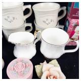 Enesco Porcelain Mugs & Figurines Assortment