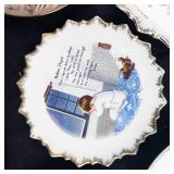 Large Floral Bouquet Plate - Assorted Porcelain Decorative Plates