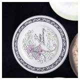 Large Floral Bouquet Plate - Assorted Porcelain Decorative Plates