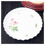 Assorted Ceramic Plates & Platters - Norman Rockwell The Ship Builder & Floral Motifs