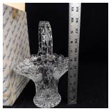 Princess House Lead Crystal Basket - Item 033