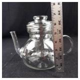 Princess House Crystal Teapot 3-Piece Set - Made in Czech Republic