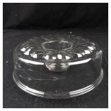 Princess House Crystal Cake Pan - Made in Czech Republic