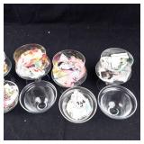 Princess House Shrimp Cocktail Glasses & Inserts