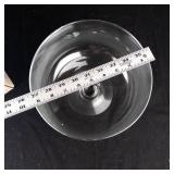 Princess House 14-Pc Crystal Punch Bowl Set With Pedestal & 12 Cups
