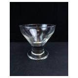 Princess House Etched Glass Footed Martini or Dessert Glasses (Lot of 8)