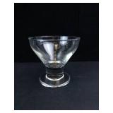 Princess House Etched Glass Footed Martini or Dessert Glasses (Lot of 8)