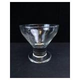 Princess House Etched Glass Footed Martini or Dessert Glasses (Lot of 8)