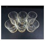 Princess House Heritage Etched Crystal Beverage Glasses (Set of 6)