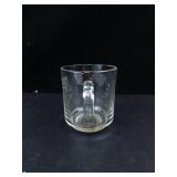 Princess House Heritage Etched Glass Mugs (Lot of 4)