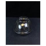 Princess House Heritage Crystal Glass Butter Dish - Vintage