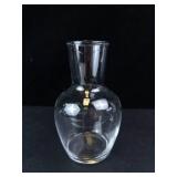 Princess House Heritage Etched Glass Carafe - Floral Leaf Pattern