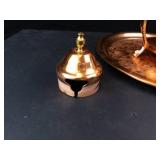 Princess House Vintage Copper Coffee Carafe with Glass Server, Stand & Tray