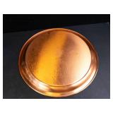 Princess House Vintage Copper Coffee Carafe with Glass Server, Stand & Tray