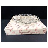 Princess House Deviled Egg Dish - Crystal Flower-Shaped (Exclusive)