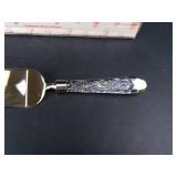 Princess House Fantasia Lead Crystal Cake Server - Made in Czech Republic, Blade Made in China