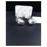 Princess House 4 Crystal Floating Tealight Holders - Made in China