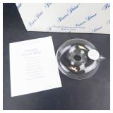Princess House 4 Crystal Floating Flower Rings - Exclusive Made in China