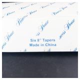 Princess House Six 8-Inch Taper Candles - Made in China