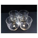 Princess House Heritage Old Fashioned Glasses 498 (Lot of 4)