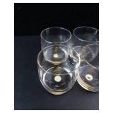 Princess House Heritage Old Fashioned Glasses 498 (Lot of 4)