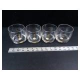 Princess House Heritage Old Fashioned Glasses 498 (Lot of 4)