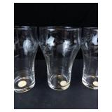 Princess House 10-Oz Etched Crystal Glasses (Lot of 4)