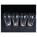 Princess House 10-Oz Etched Crystal Glasses (Lot of 4)