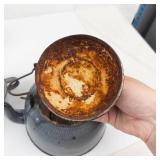 Crackle-Glaze Ceramic Tea Set with Teapot, Mugs, Bowls & Tray