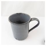 Crackle-Glaze Ceramic Tea Set with Teapot, Mugs, Bowls & Tray