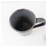 Crackle-Glaze Ceramic Tea Set with Teapot, Mugs, Bowls & Tray
