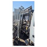 2000 GMC W3500 flatbed Lawn Truck with Debris Handler