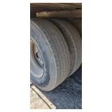 2000 GMC W3500 flatbed Lawn Truck with Debris Handler
