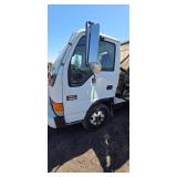 2000 GMC W3500 flatbed Lawn Truck with Debris Handler