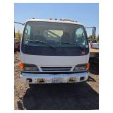 2000 GMC W3500 flatbed Lawn Truck with Debris Handler