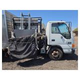 2000 GMC W3500 flatbed Lawn Truck with Debris Handler