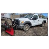 2012 Ford F-250 Super Duty 4x4 Pickup with Boss Power-VXT Snow Plow