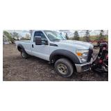 2012 Ford F-250 Super Duty 4x4 Pickup with Boss Power-VXT Snow Plow