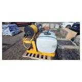 Hannay Reels E1526-17-18 LT Hose Reel with 100 Gal Poly Tank and Kawasaki FE170 5.5 HP