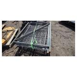 Industrial Pallet Rack Frames - Wire Decking & Cross Braces