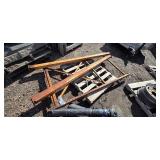 Industrial Pallet Rack Frames - Wire Decking & Cross Braces