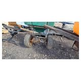 Mixed lot of Push Spreaders and wheel barrow