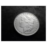 1878 Morgan Silver Dollar 7 Over 8 Tailfeathers