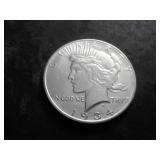 1934 D Double Die Strike Peace Silver Dollar