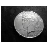 1934 S Peace Silver Dollar