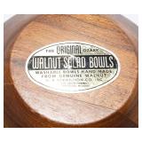 Wooden Serving Bowls - Includes The Original Ozark Walnut Salad Bowls