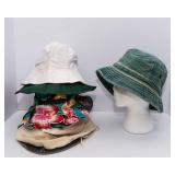 Variety Of 7 Vintage Bucket Hats